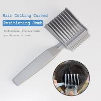 ∋❐❏ New Type Barber Hair Cutting Curved Positioning Comb Professional Salon Styling Plastic Hair Clipper Comb Hairdresser Tools