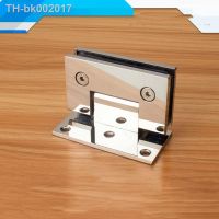 ☸ Shower Door Accessories 304 Stainless Steel Solid 90 Degree Bathroom Clip Glass Hinge(XYGL-13)