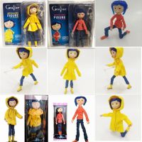 [Toy City] Neca Coraline ตุ๊กตารูปในเสื้อลายเสื้อกันหนาวเสื้อกันฝนประตูลับ Y La Puerta Secreta ของเล่นของขวัญคริสต์มาส