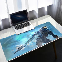 Halos อะนิเมะแผ่นรองเมาส์เล่นเกมโต๊ะอุปกรณ์เสริม deskmat M ousepad Gamer แป้นพิมพ์เสื่อ mause แผ่นพีซีขนาดใหญ่ XXL ขยายพรม