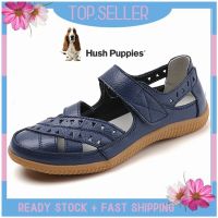 HUSH PUPPIES รองเท้าโลฟเฟอร์ ส้นแบน แบบสวม ขนาดใหญ่ สําหรับผู้หญิง ไซซ์ EU 40 41 42