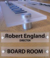 Customize QUALITY FROSTED ACRYLIC OFFICE DOOR SIGN / WALL SIGN / PLAQUE FITTINGS