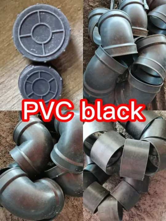Pvc Fittings BLACK BIG SIZES 2 , 3 , 4 , 6 Matibay, Mura Lazada PH