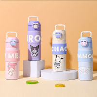 Sanrio Thermos แก้ว Kuromi My Melody การ์ตูน316สแตนเลสแบบพกพาถ้วยน้ำขวดน้ำ Kawaii ถ้วยเด็ก Gift