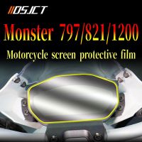 For DUCATI Monster 797 821 1200 1200R 937 Motorcycle Cluster Scratch Protection Film Screen Protector Decals  Emblems