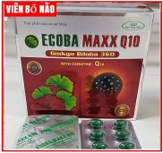VIên uống bổ não Ginkgo Ecoba Maxxx Q10- Giúp tăng cường lưu thông máu não