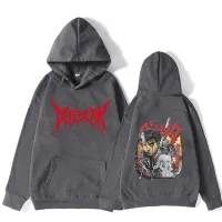 Kaus Gatsu Pendekar Kasual Pria Hoodie Mengamuk Anime Pakaian Wanita Pakaian Jalanan Pakaian Y2K Pulover Lengan Panjang Y2K Size Xxs-4Xl