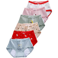 6pcslot Ladies Menstrual Period Panties Leakproof Low Waist Women Briefs Cotton Lingerie Woman Menstruation Underwear