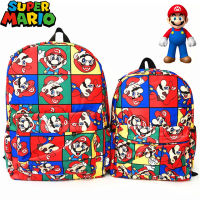 New Super Mario Anime Cartoon School Bags Boys Girls Backpacks High Capacity Waterproof Men Student New Travel SchoolBag Fashion