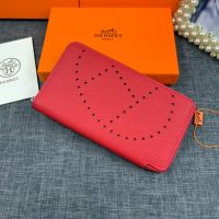 （High end bags）2023H new leather long clip womens handbag, spare parts, purse, litchi pattern model: 505 Box packaging