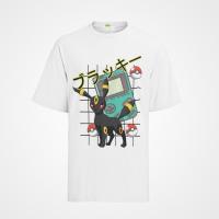 เสื้อยืด Anime Pokemon nachtara umbreon Game Summer Fashion Men TShirt