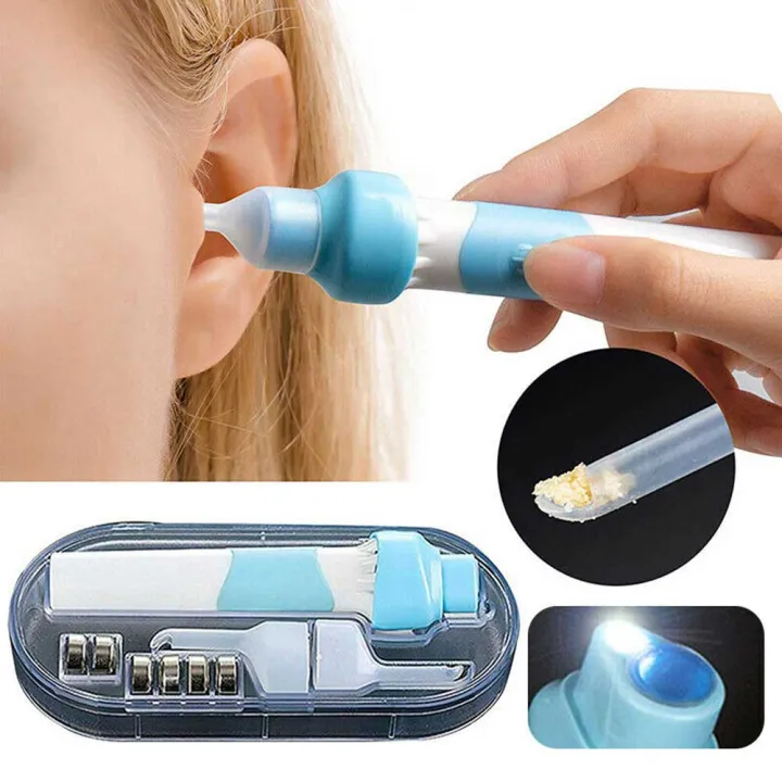 Electric Vacuum Ear Cleaner Ear Wax Safe Remover Vibration Removal