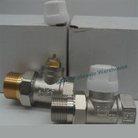 Brass straight radiator valve without thermostatic head for HVAC System DN15 DN20 DN25 DN30 temperature controller valve