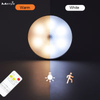 4Modes Wardrobe Light Led Under Cabinet Light for Kitchen Remote Control Bedroom Wall Lamp Motion Sensor Night Lights Home Decor