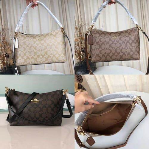 Coach Lewis Shoulder Bag In Signature Canvas Shoulder Bag Coach