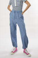 ESP กางเกงทรงหลวมพาราชูต ผู้หญิง | Denim Parachute Pants | 5964