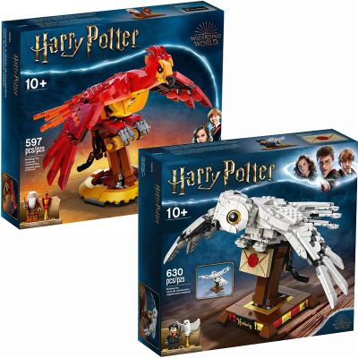 [COD] Assemble Lego Hedwig Flying Statue Childrens Blocks