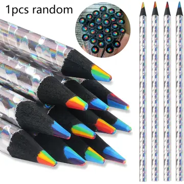 4pcs/pack Colored Pencil Set 4 Color Concentric Rainbow Pencil