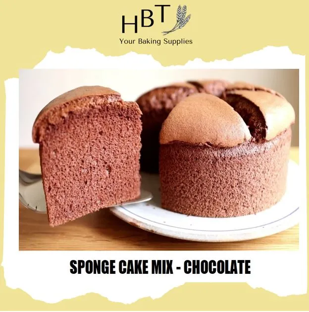 Sponge Mix Chocolate Flour/Tepung Optima Coklat Lazada