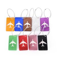 Luggage amp;bags Accessories Airplane Cute Novelty Funky Travel Luggage Label Straps Suitcase Aluminium Alloy Luggage Tags LT17