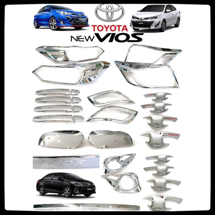 โปรโมชั่น-คุ้มค่า-ของแต่งครบชุด-toyota-vios-ปี-2007-19-ชุดแต่ง-chromium-ราคาสุดคุ้ม-กันชน-หน้า-กันชน-หลัง-กันชน-หน้า-ออฟ-โร-ด-กันชน-หลัง-วี-โก้