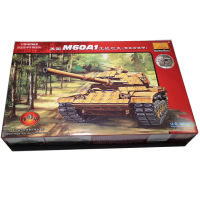 * 1:35สหรัฐอเมริกา M60A1หลักต่อสู้รถถังคอมโพสิตเกราะทหารไฟฟ้าประกอบรุ่น