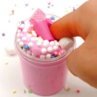 DIY Cake Beads Soft Non Sticky Putty Mud Plasticine Slime Anti-stress Kids Toy Educational Toy Children Gift Clay  Dough