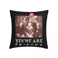 Horror We Are Friends Pillow Case Jason Voorhees Polyester Travel Pillowcase Zipper Spring Soft Cover