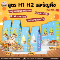 [HiHamster] พร้อมส่ง‼️ อาหาร Bucatstate H1 H2 อาหารแฮมสเตอร์ แฟตเทล อาหารผสม H1