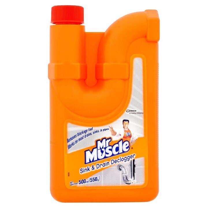 Mr Muscle Sink & Drain Declogger 500ml Lazada