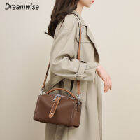 Dreamwise กระเป๋าถือผู้หญิงหนังวัวแท้ไหล่เดี่ยวความจุขนาดใหญ่กระเป๋าหมอน Crossbody สำหรับผู้หญิง5904