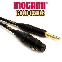 Mogami GOLD 2534 TRS-XLRF เสียงสมดุลสายอะแดปเตอร์ XLR-Female To 1/4 "TRS สายเครื่องผสมเสียงการ์ดเสียงไมโครโฟนปลั๊กตัวผู้