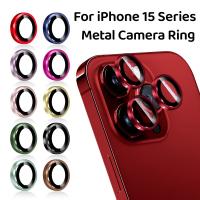 Metal Camera Ring Glass For iPhone 15 14 13 12 11 Pro Max 14Plus Diamond Full Cover Lens Protector For iPhone 14Pro 15Pro Film  Screen Protectors