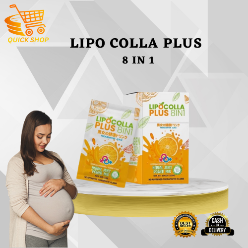 Lipo Colla Plus 8 IN1 10 Sachets (Concentrated and effective for women ...