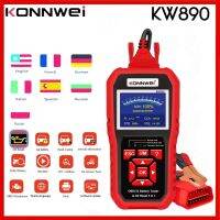 KONNWEI เครื่องทดสอบแบตเตอรี่เครื่องสแกนรถยนต์ KW890,รีเซ็ตน้ำมันฟังก์ชั่นพิเศษ3 In 1,อ่านและลบรหัสความผิดปกติKW880KW510KW600