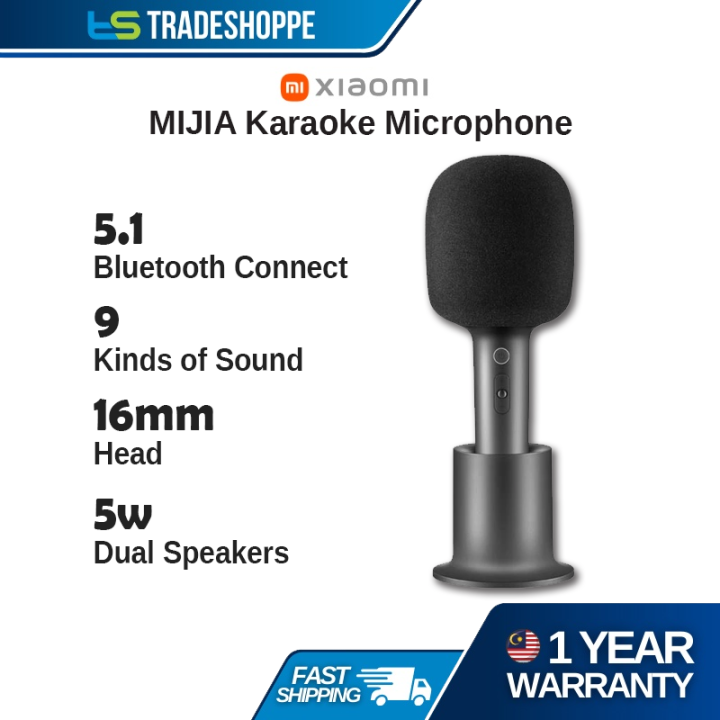 Xiaomi Mijia Karaoke Song Microphone Bluetooth 5.1 Stereo Sound Effect
