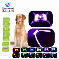 harness dog leash Glowing USB Led Collar Puppy Lead s Vest