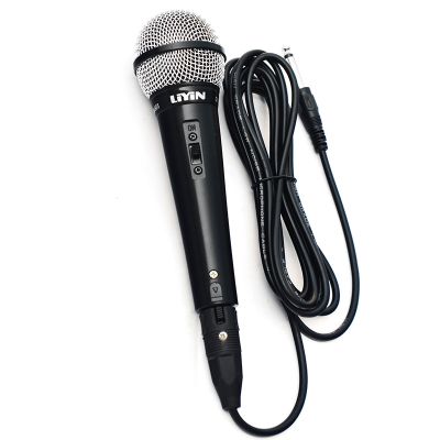 Professional stage KTV dedicated wired microphones home karaoke DVD karaoke outdoor acoustics microphone with line 3 meters