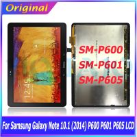 แท็บเล็ตจอ LCD สำหรับ Samsung Galaxy โน้ต10.1นิ้วสัมผัสหน้าจอ LCD P601 P600ขนาดนิ้วกรอบหน้าจอดิจิตอลสำหรับประกอบ P600ซัมซุง