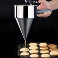 【hot】 Multi-caliber Batter Dispenser Funnel Cupcakes Baked Goods With Silicone Nozzles ！