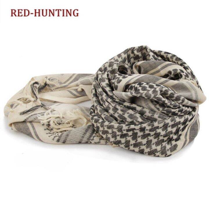 ToopMount Shemagh Écharpe Militaire Tactique Désert Keffiyeh En Coton 110x110cm - Protection Soleil Et Vent