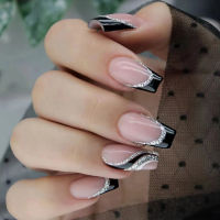 Ins Fresh Lovely Fashion Fake Nails Nail Art YK2 Girls Finished Nail Patch Korean Style Short Fake Nails Wearable Nails Stickers