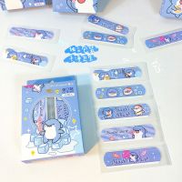 【CW】 20pcs Adhesive Plaster Bandages Band Aid Cute Cartoon Shark Patterned Curved Patch Wound Strips Dressing for Children Banditas