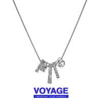 Vivienne Westwood NGBB VOYAGE Irregular Geometric Pendant Sweatshirt Sweater Chain Womens Light Luxury Niche Design Necklace High-end Accessories