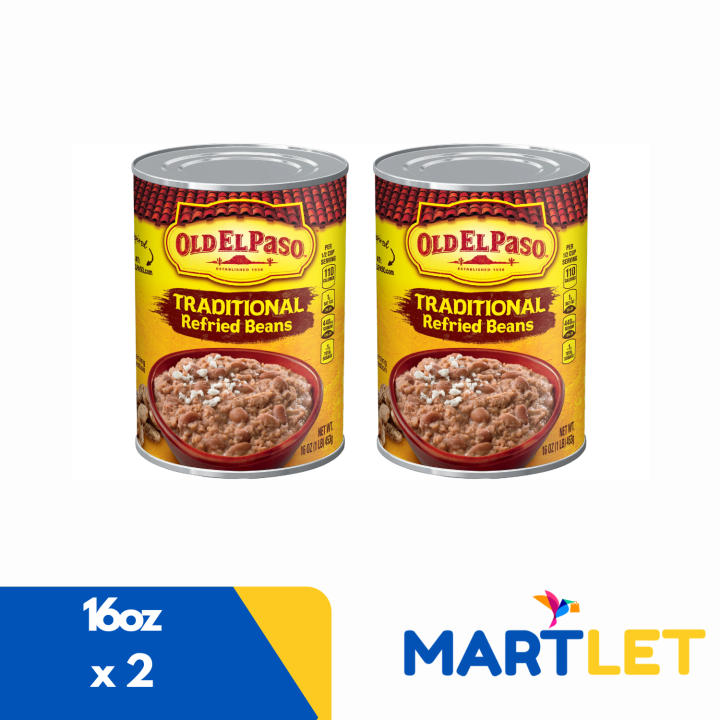 Old El Paso Traditional Refried Bean 16oz x 2 Lazada PH