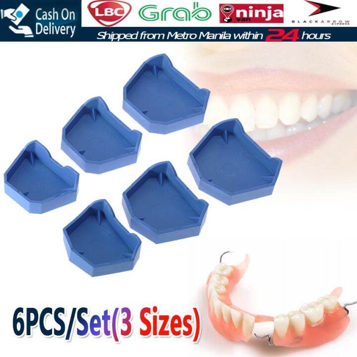 【Fast Delivery】Dental Model Base Set Dental Mold Plaster Base Denture Tray Dental Lab Former