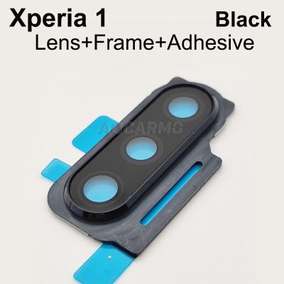 【Be worth】 Huilopker MALL Aocarmo แหวนกรอบโลหะแก้วด้านหลังสีดำ/ สีม่วง/สีขาว/สีเทาเลนส์กล้องถ่ายรูปสำหรับ Sony Xperia 1/X1 J9110 XZ4