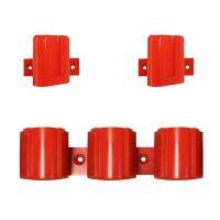 Wall Mounted Battery Rack for Makita for Milwaukee/Bosch 10.8/12V Tool Holder Red