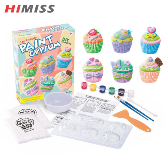 Himiss rc children diy dinosaur plaster mould shaping toy painting set - ảnh sản phẩm 3