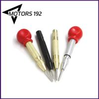 MOTORS-192 SHOP เครื่องมือสำหรับมือ ชุดระบุตำแหน่ง มาร์กเกอร์งานไม้ ตัวเครื่องทำจากเหล็ก โลหะความแข็งสูง ดอกสว่านเจาะ สปริงโหลด ศูนย์เจาะรู